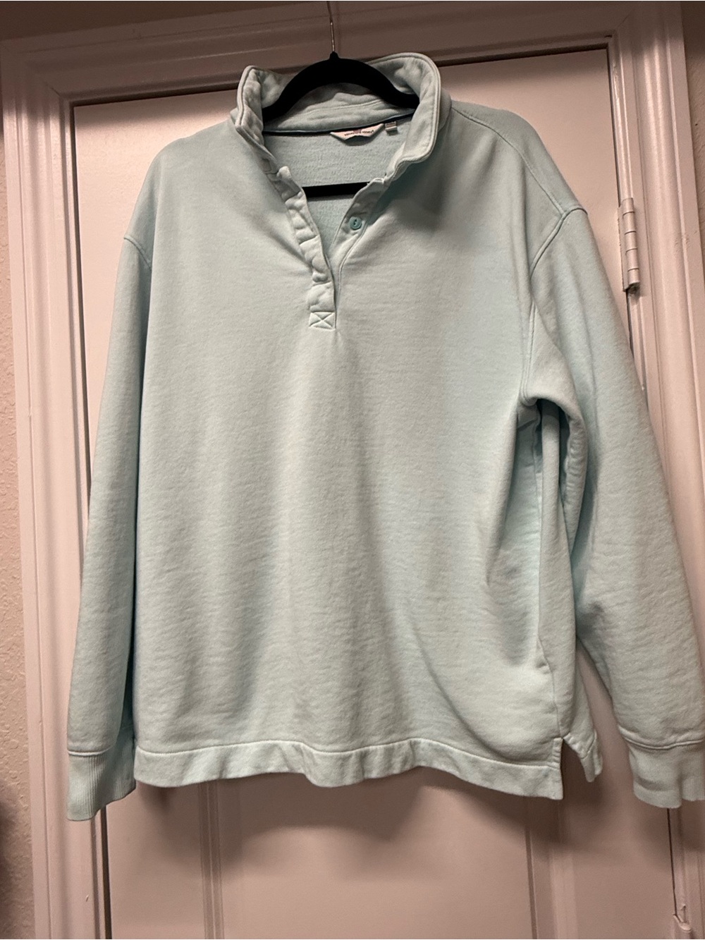 Vineyard Vines Women’s Large Light Blue Cotton Pullover Sweatshirt - Picture 2 of 8